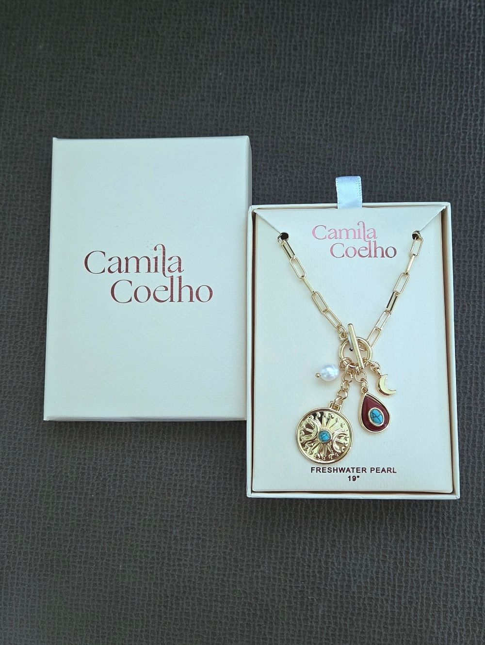 Camila Coelho Quadruple4️⃣ Charm Necklace - NIB - Picture 11 of 16